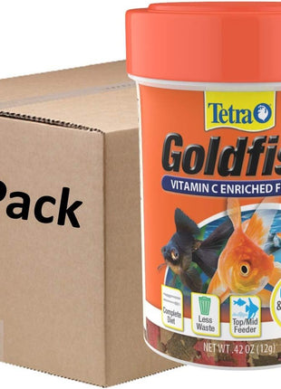 Tetra Goldfish Flakes, Nutritionally Balanced Diet For Aquarium Fish, Vitamin C Enriched Flakes, 7.06 oz