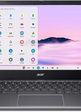 acer Chromebook Plus 514 Laptop with Google AI ??14 inch Full HD 1920 x 1080 IPS Touch Display | Intel Core i3-N305 | 8GB LPDDR5 | 128GB SSD | Wi-Fi 6E | FHD Camera | Chrome OS | CB514-4HT-375Z