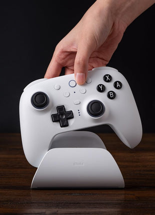 8BitDo Ultimate 2 Bluetooth Controller for Switch/Switch 2 & Windows PC, Switch Pro Controller with TMR Joysticks, Switchable Hall Effect/Tactile Triggers, Vibration and Motion Control - White