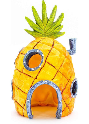 Penn-Plax (SBR10EO Spongebob Squarepants Officially Licensed Aquarium Ornament 芒聙聯 Spongebob芒聙聶s Pineapple House 芒聙聯 Medium