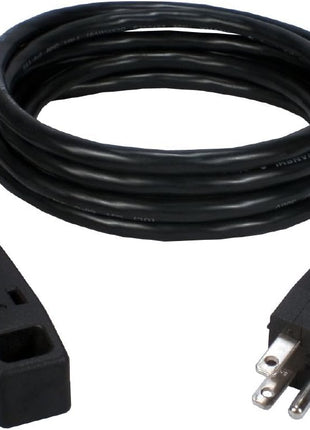 QVS PC3PX-15 3-Outlet, 3-Prong Power Extension Cord