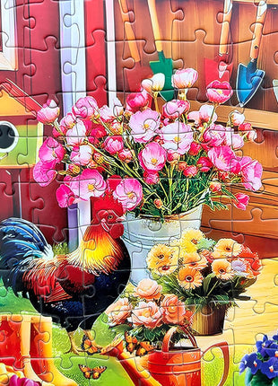 300 Piece Puzzle for Adults Kids Seniors - Beach Surf Shop - Summer Beach Puzzle