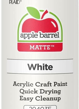 Apple Barrel Acrylic Paint in Assorted Colors (8 Ounce), 20403 White