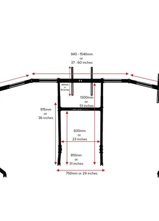 Next Level Racing Free Standing Triple Monitor Stand (NLR-A010)