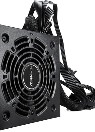 ASRock Challenger 850W Power Supply Auto iCOOL Intelligent Fan Control 120mm Golf Blade 5 Years Warranty CL-850G 80 Plus Gold Certified Non-Modular ATX3.1 PCIe5.1 12V-2x6 Cable