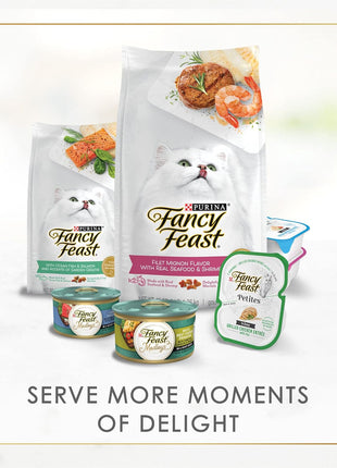 Purina Fancy Feast Grilled Wet Cat Food Poultry and Beef Collection Wet Cat Food Variety Pack - (Pack of 24) 3 oz. Cans