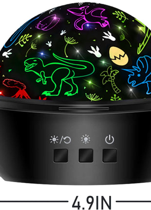 Dinosaur Night Light Toys for 3-8 Year Old Boys,2 in 1 Dino Projection for 2-10 Year Kids,Boys Girls Gifts,Suitable for Chirstmas Xmax Easter Birthday