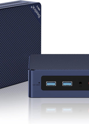 Beelink Mini S13 Mini PC,13th Intel Twin Lake-N150 (up to 3.6GHz, Upgraded N100), 16GB DDR4 500GB M.2 SSD, Mini Desktop Computer Support 4K Dual Display/USB 3.2/WiFi 6/BT 5.2 for HTPC/Office/Business