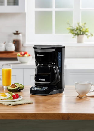 BLACK+DECKER 12-Cup Drip Coffee Maker with Vortex Brewing