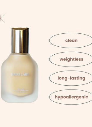 HAUS LABS BY LADY GAGA Triclone Skin Tech Medium Coverage Foundation with Fermented Arnica 110 Light Neutral