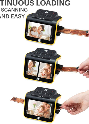 KODAK Slide N SCAN Film & Slide Scanner Digitizer with 5" LCD Screen, Quickly Convert Negatives & Slides to Digital 22MP JPEG Photos, Compatible with 135, 126 and 110 Film & Slides