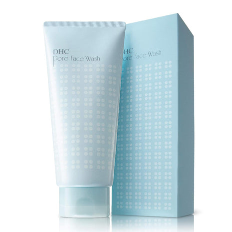 DHC Pore Face Wash, Pore-Minimizing and Blackhead Removing Cleanser, 4.2 oz | Exfoliating Cream Cleanser with AHAs, Minimizes Look of Pores, Clears Blackheads, For Acne and Oily Prone Skin