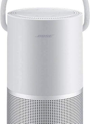Bose Portable Smart Speaker — Wireless Bluetooth Speaker with Alexa Voice Control Built-in, Silver | 360-degree sound with Wi-Fi and Bluetooth for music, podcasts and smart home control