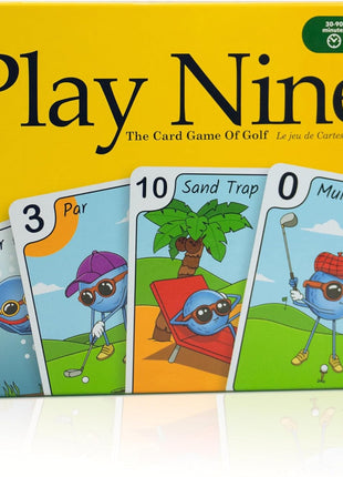 Play Nine The Card Game of Golf, Ages 8 and Up, Couples Date Night Gift, Game Night Favorite, 15 Min Gameplay, Family Friendly Card Game for Kids, Teens & Adults, Great Golf Gift