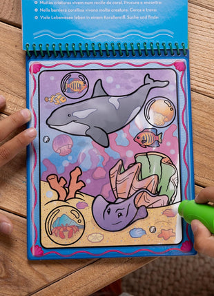 Melissa & Doug Water Wow! Reusable Water-Reveal, 6 Mess Free Coloring Books—Animals, Vehicles, Alphabet, Numbers & Much More—Travel Toys for Kids 3+