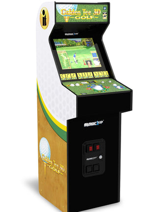 ARCADE1UP Golden Tee 3D Deluxe Arcade Machine, Built for Your Home, Over 5-Foot-Tall Cabinet with 8 Classic Games