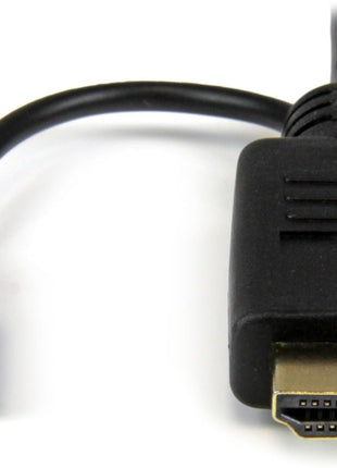 StarTech.com HD2VGAMM6 HDMI to VGA Adapter with Intergrated 6 Foot Cable - Black - 1920x1200 / 1080p [Parallel Import]