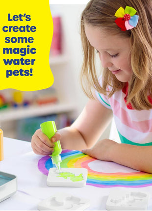 Magic Gel Water Pets Kit for Kids - Gifts for Kids - Squishy Maker Set | Craft for Kids - Gifts for Boys & Girls - Make Your Own Squishies Toys Crafts - Aqua Fairy Magic Elf Toy Kit - Birthday Gifts