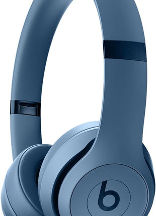 Beats Solo 4 - Wireless On-Ear Bluetooth Headphones, Up to 50-Hour Battery Life, Ultra-Lightweight Comfort, Powerful and Balanced Sound, Apple & Android Compatible - Slate Blue