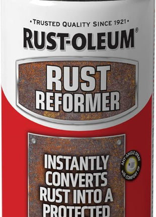 Rust-Oleum 248658 Stops Rust Reformer Spray Paint, 10.25 oz, Matte Black