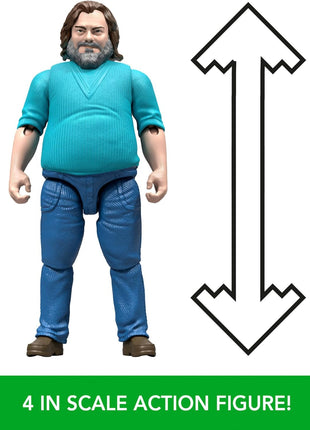 Mattel Minecraft Action Figure & Accessories Set, 4-inch Steve Posable Character Collectible Inspired by A Minecraft Movie