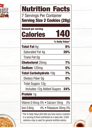 Pepperidge Farm Farmhouse Thin & Crispy Toffee Chocolate Cookies, 6.9 Oz