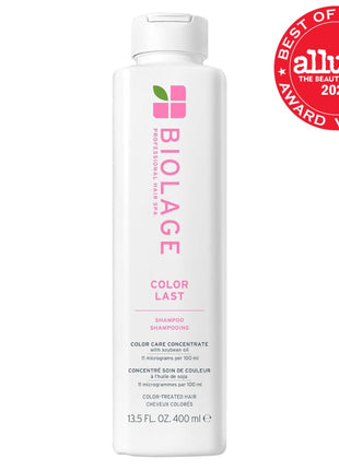 Biolage Color Last Shampoo - For Color-Treated Hair, Nourishes, Strengthens, Hydrates, Soybean Oil & Stearic Acid, Paraben & Mineral Oil-Free, Vegan, 13.5 Fl Oz, Packaging May Vary