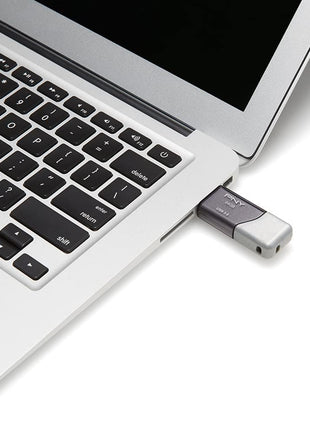 PNY 64GB Turbo Attaché 3 USB 3.0 Flash Drive, Silver (Pack of 5)