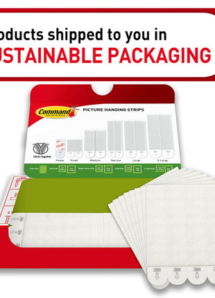 Command 20 lb XL Heavyweight Picture Hanging Strips 10 Pairs (20 Command Strips), Damage-Free Hanging Picture Hangers, Heavy Duty Wall Hanger for Home Decor, White Adhesive