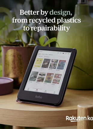 Kobo Clara Colour | Colour eReader | 6 inch Glare-Free Colour E Ink KaleidoTM 3 Display | Dark Mode Option | Waterproof | Audiobooks | 16GB of Storage | Black