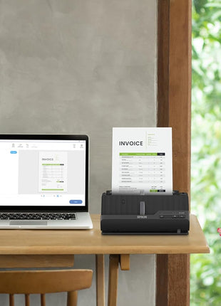 Epson Workforce ES-C220 Compact Document Scanner Duplex 20-pg ADF | 20-Page Auto Document Feeder 30 ppm/60 ipm Speed Portable Scanner for PC and Mac