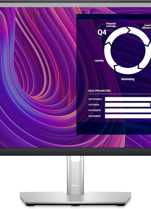 Dell P2423D Monitor - 23.80-inches QHD (2560 x 1440) 60Hz Display, sRGB 99%, 5ms Response Time, HDMI/DP/USB 3.2 Gen 1 Connectivity, Height/Tilt/Swivel/Pivot Adjustability, 16.7 Million Colors - Black