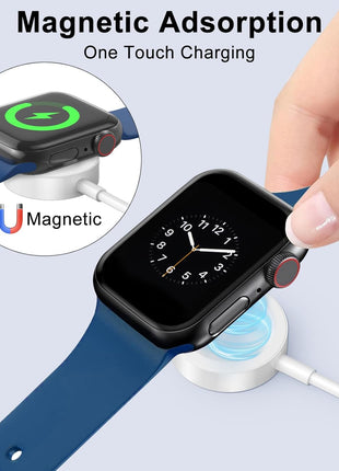 2Pack Upgraded for Apple Watch Charger USB Magnetic Wireless Fast iWatch Charger Portable Compatible with iWatch Ultra/Series 11/10/9/8/7/6/SE/SE2/5/4/3/2/1-[3.3FT]