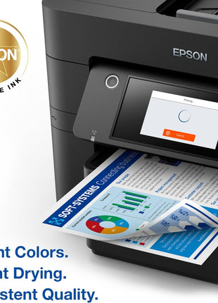 EPSON 822 DURABrite Ultra Ink High Capacity Black & Standard Color Cartridge Combo Pack (T822XL-BCS) Works with WorkForce Pro WF-3820,3823, 4820, 4830, 4833, 4834