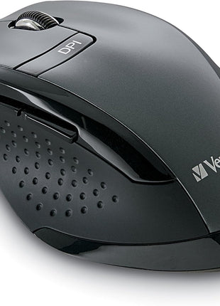 Verbatim 99788 Multimedia Wireless Mouse and Keyboard with 2.4GHz Nano Receiver, Black