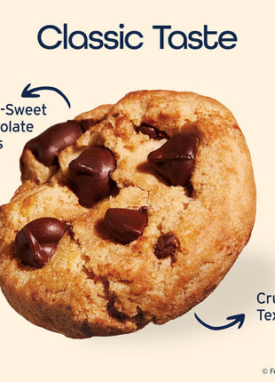 Famous Amos Classic Chocolate Chip Cookies, Bite-Size Crunchy Cookies, Sweet Treats for Sharing, 12 Pack Box, 12 oz