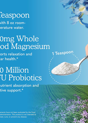 Garden of Life Dr. Formulated Magnesium Powder, Raspberry Lemon, 85 Doses