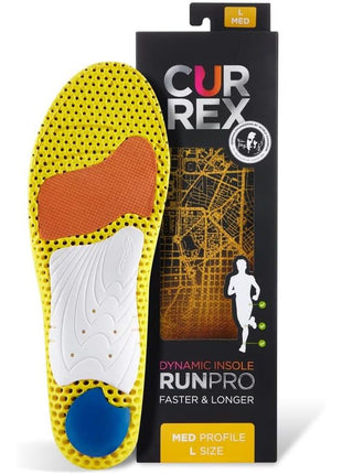 CURREX RunPro Insoles for Running Shoes, Arch Support Inserts to Help Reduce Fatigue, Prevent Injuries, Boost Performance for Men & Women (Medium Arch, Size Large)