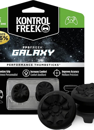 KontrolFreek FPS Freek Galaxy Black for Xbox One and Xbox Series X Controller | 2 Performance Thumbsticks | 1 High-Rise, 1 Mid-Rise | Black (Limited Edition)