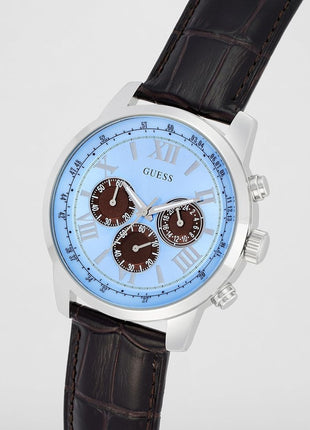 Guess Round 45mm Blue Dial Analog Men Watch - U0380G6M