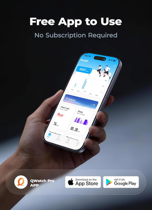Fitness Trackers for Men & Women, Smart Bracelet with 24/7 Activity & Sleep Tracking, Heart Rate, Blood Oxygen, HRV & Stress Monitor, 30-Day Battery, Smart Band, GPS Modes, Free APP
