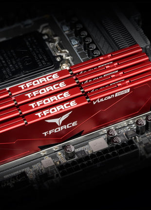 TEAMGROUP T-Force Vulcan DDR5 64GB (2x32GB) 6000MHz (PC5-48000) CL38 Intel XMP 3.0 & AMD Expo Compatible Desktop Memory Module Ram Black FLBD564G6000HC38ADC01