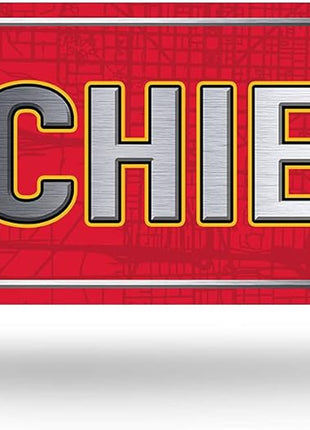 NFL Rico Industries Metal Street Sign Metal Street Sign 4 inch x 15 inch Home Décor - Bedroom - Office - Man Cave