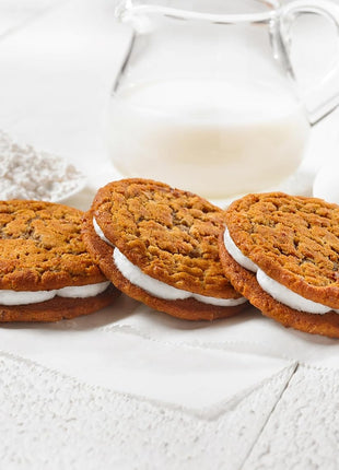 Little Debbie Oatmeal Crème Pies, 12 Individually Wrapped Sandwich Cookies, 16.2 OZ Box