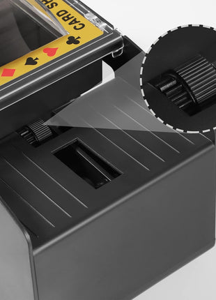 FEIERYA Automatic Card Shuffler 2/1/4/6 Deck | Battery-Operated Electric Playing Card Shuffler,Compatible with UNO,Poker for Home Card Game,Travel