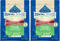Blue Buffalo Dental Bones Mini Natural Dental Chew Dog Treats Bag,12oz. Bag,(Pack of 2)