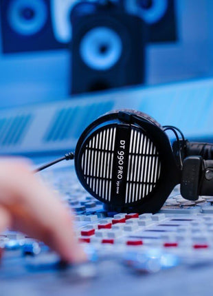 beyerdynamic DT 990 Pro 250 ohm Over Ear Studio Headphones For Mixing, Mastering, and Editing