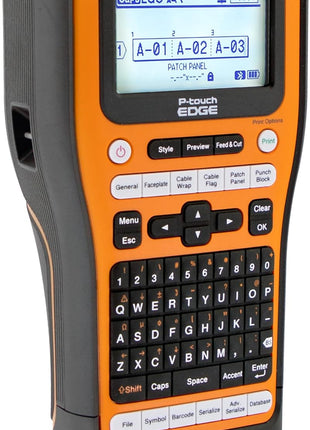 Brother PT-E560BTVP P-Touch Edge Handheld Industrial Label Printer with Bluetooth and Dual auto-Cutter (up to 24mm Labels)