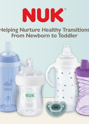 NUK Timeless Comfy Pacifier | 100% Silicone, One-Piece Design | BPA-Free, Gentle on Baby's Skin | 5-Pack, for 0-6M