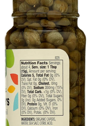 365 by Whole Foods Market, Organic Nonpareil Capers, 2 Ounce